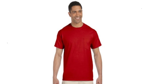 5x red t shirt