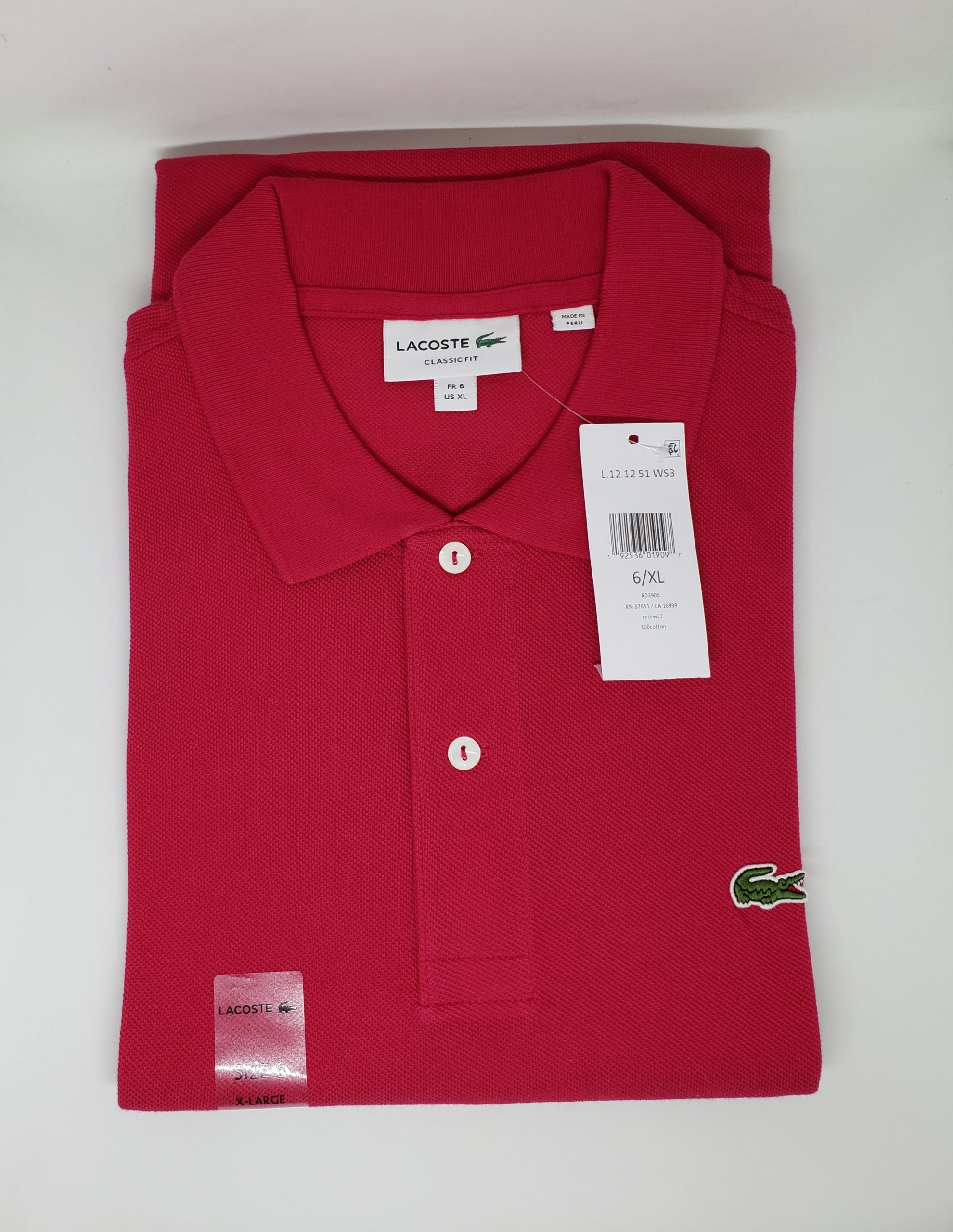 Koncession sekvens illoyalitet Lacoste Clasic Fit Polo Shirts 100% cotton. - SNSGIFTS4ALL