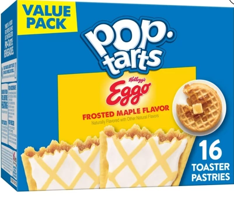 Pop Tart 2 Pack Eggo Frosted Maple Flavour 96g - Candy Mail UK